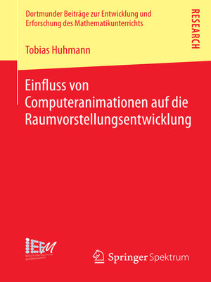cover image of Einfluss von Computeranimationen auf die Raumvorstellungsentwicklung